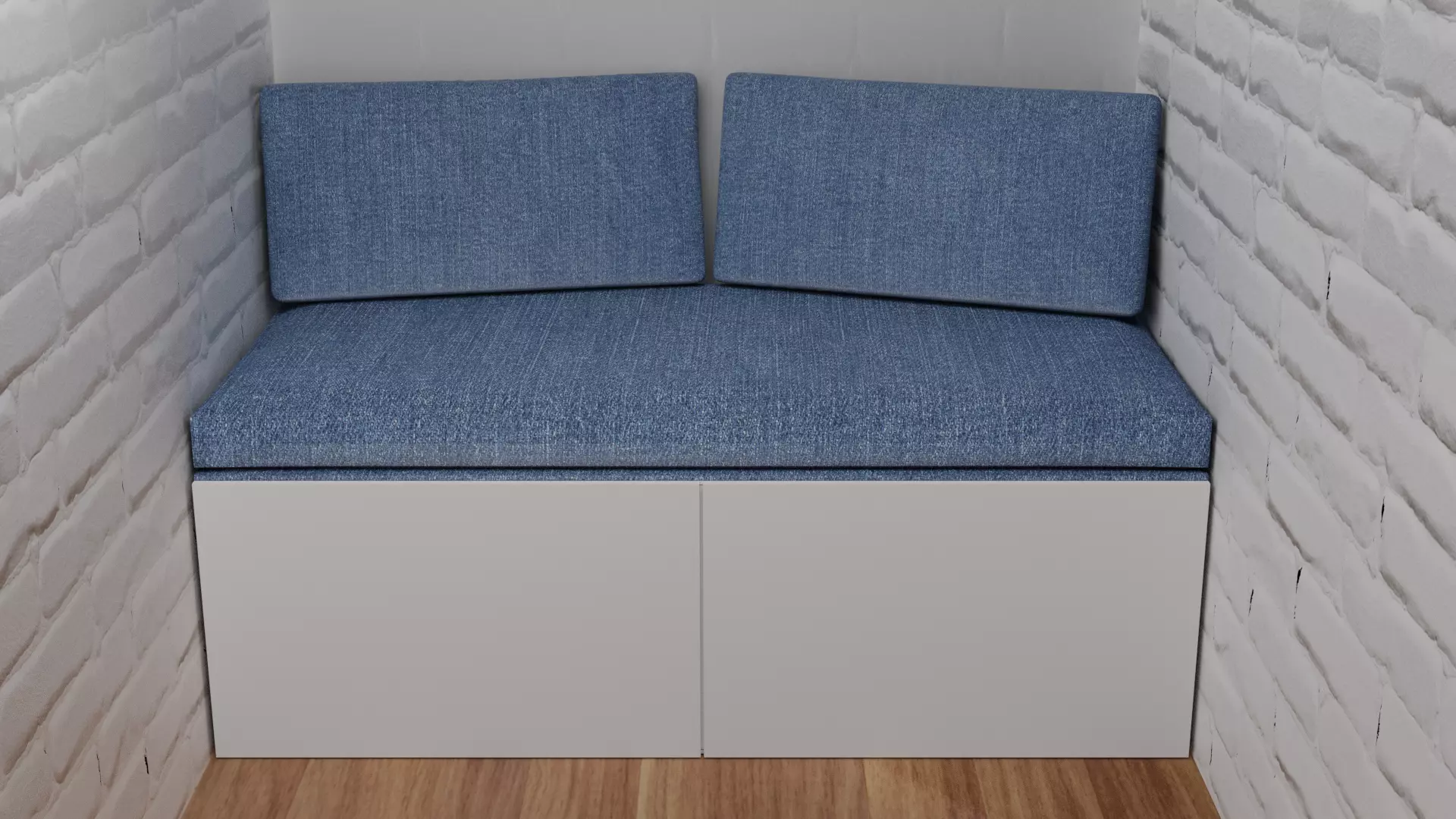 Sofa for the loggia Free 3D model