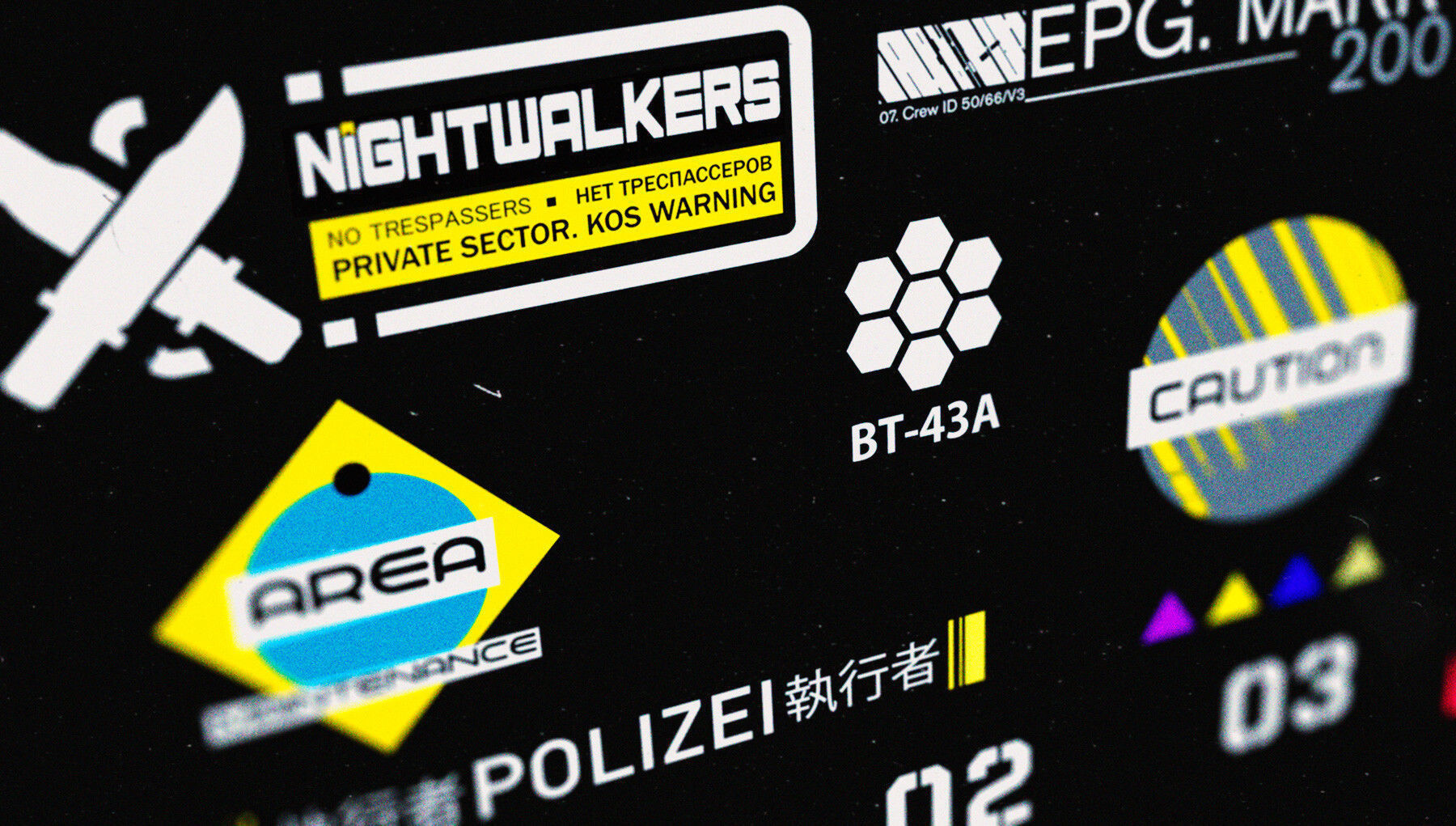 Scifi Graphics and Decals Vol3 3D model_3