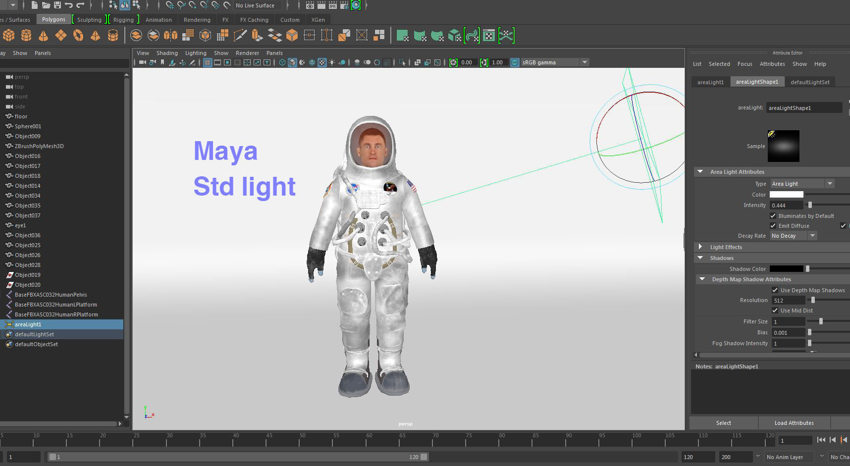 Astronaut 3D model rigged  Low-poly 3D model_9