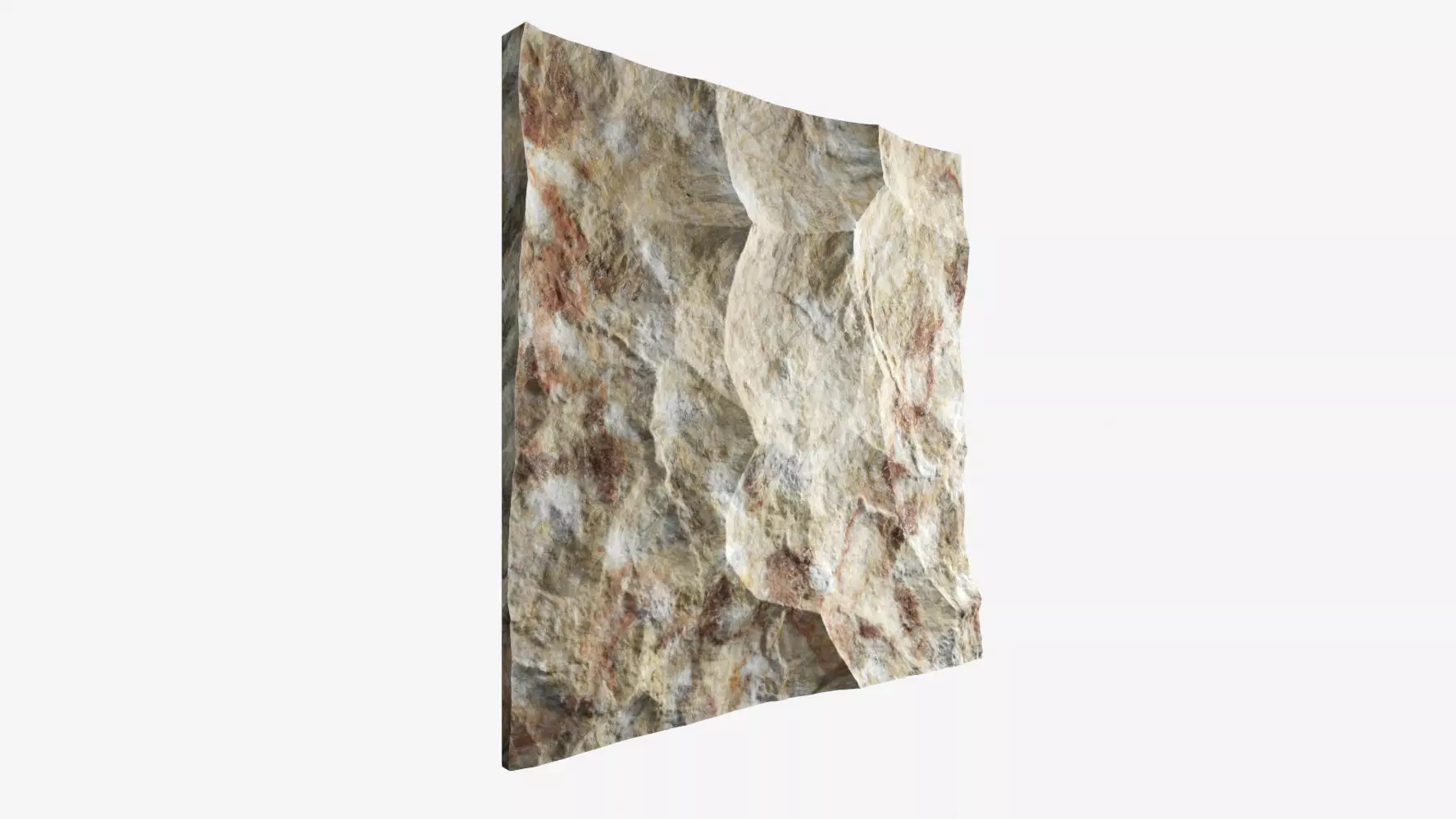 217-RockPanel sandstone rock wall art 3D model