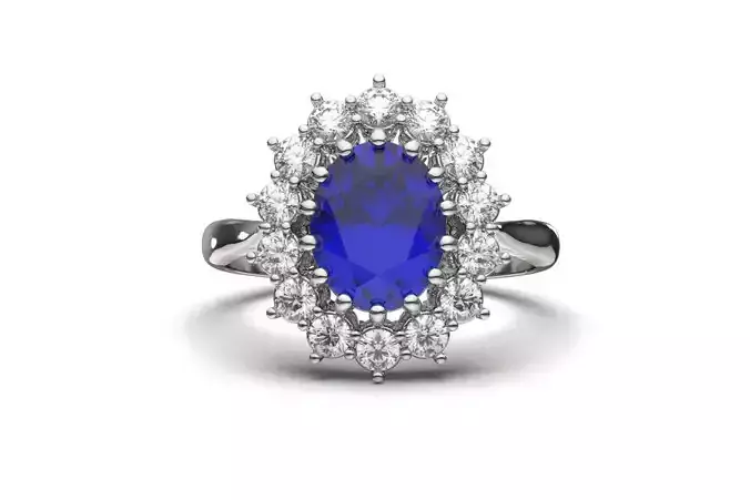 Princess Diana  Ring with diamonds