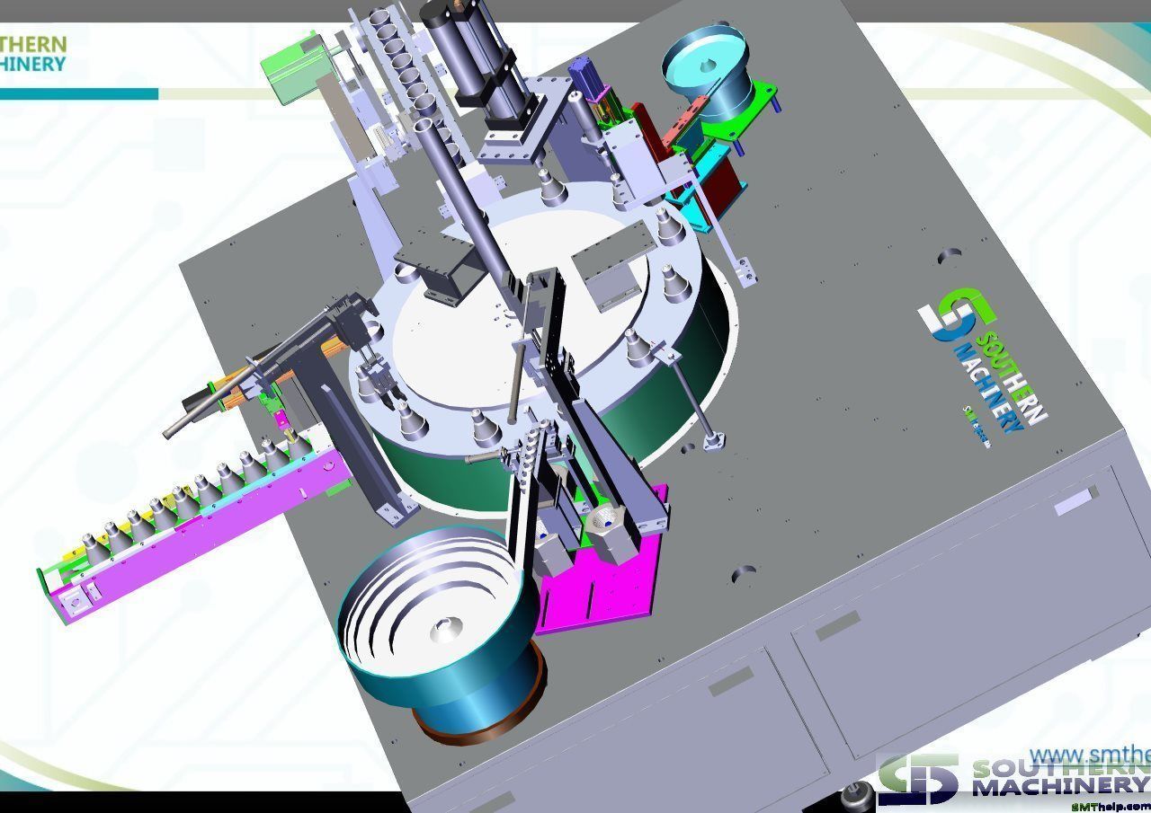 USD50K can build one LED Bulb production assembly line 3D model_7