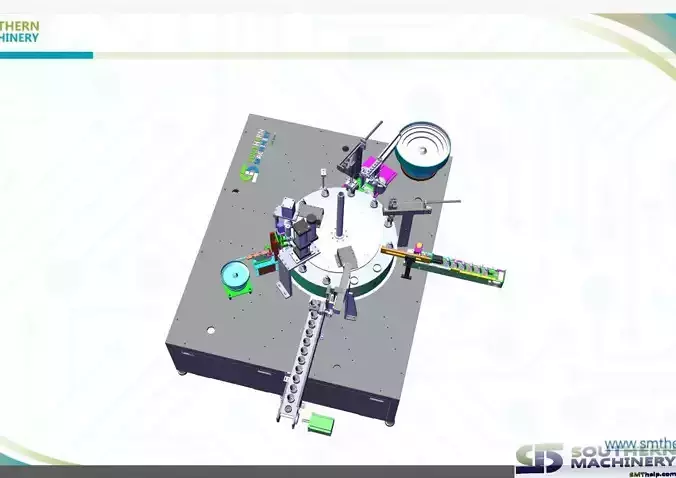 USD50K can build one LED Bulb production assembly line 3D model