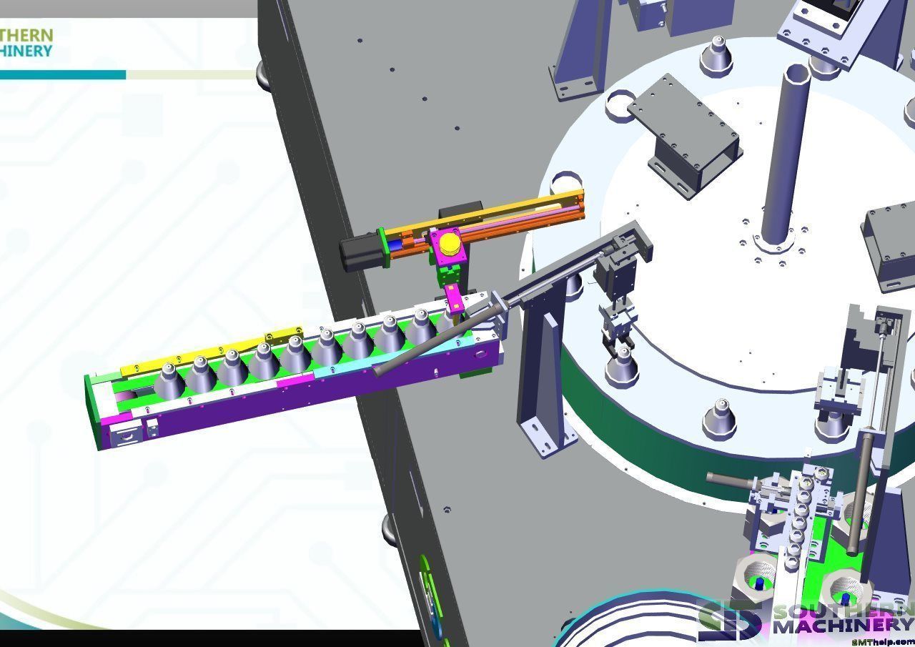 USD50K can build one LED Bulb production assembly line 3D model_8