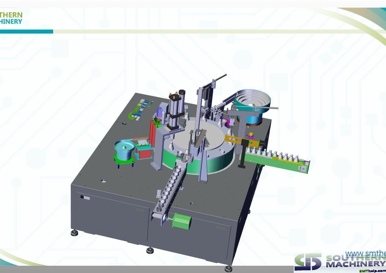 USD50K can build one LED Bulb production assembly line 3D model_5