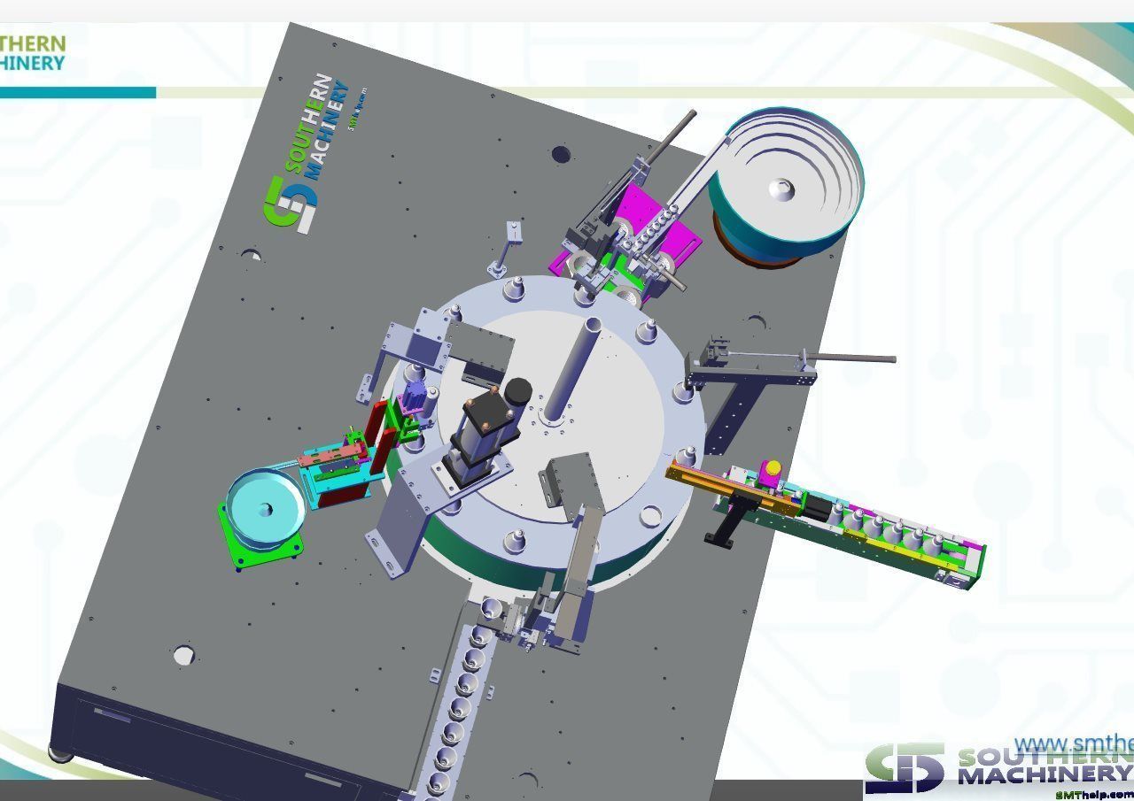 USD50K can build one LED Bulb production assembly line 3D model_4