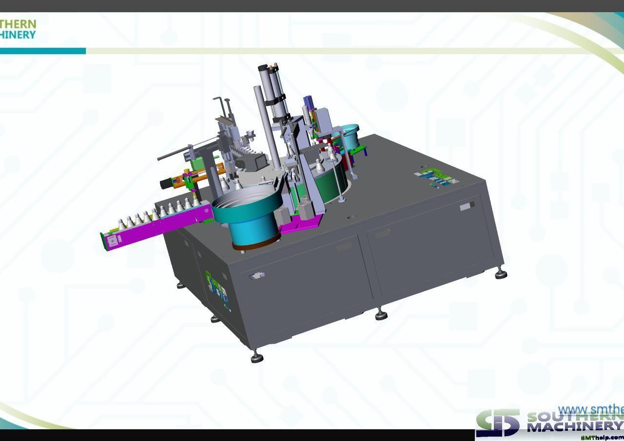 USD50K can build one LED Bulb production assembly line 3D model_6