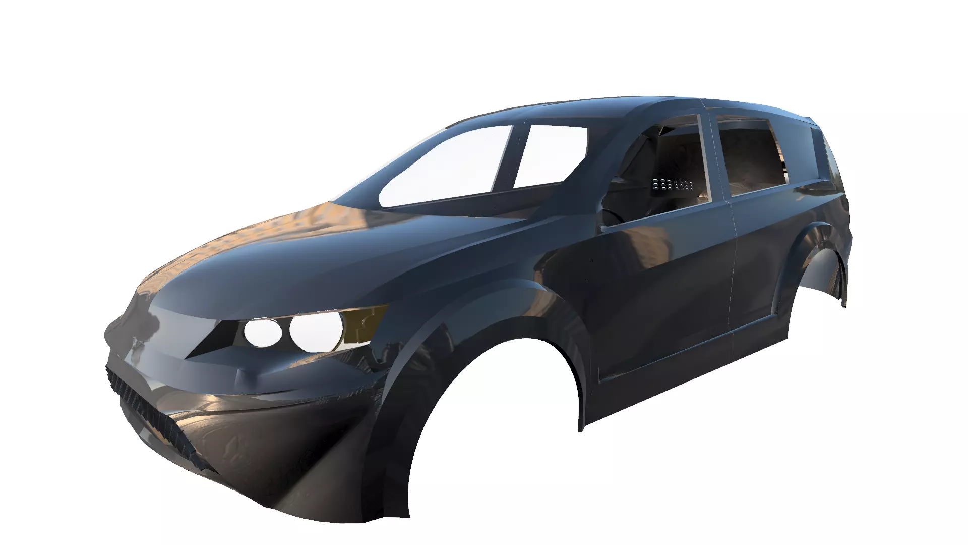 OUTLANDER 2008 313MM WHEEL BASE 2MM THICKNESS 3D print model_0