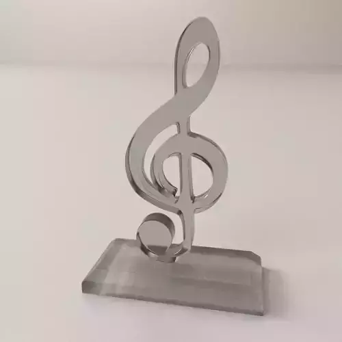 Music Trophy 3D model