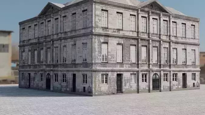 Old Building small Detailed