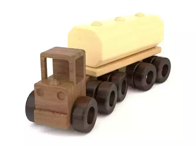Wooden toy truck 20