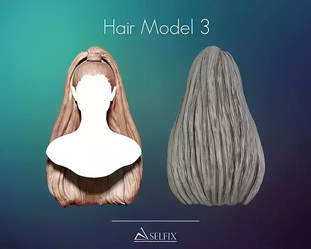 Hairstyle 03 3D print model