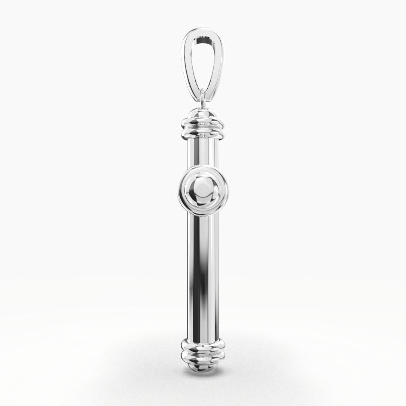 JESUS CROSS GOLD PENDANT 3D print model_12