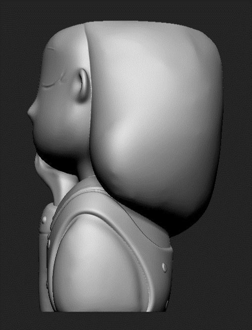 Pack combo 2 Cute girls planter for 3D printing 3D print model_16