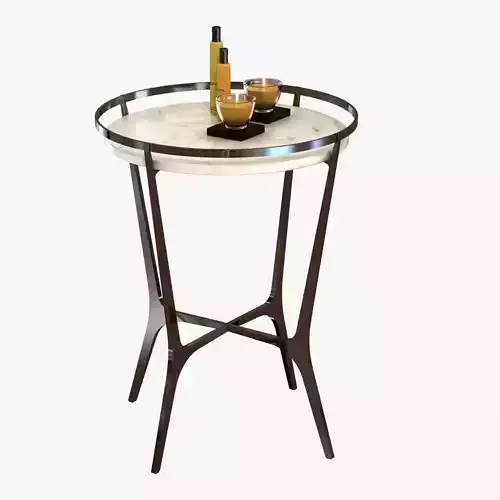Chloe drink table by holly hunt