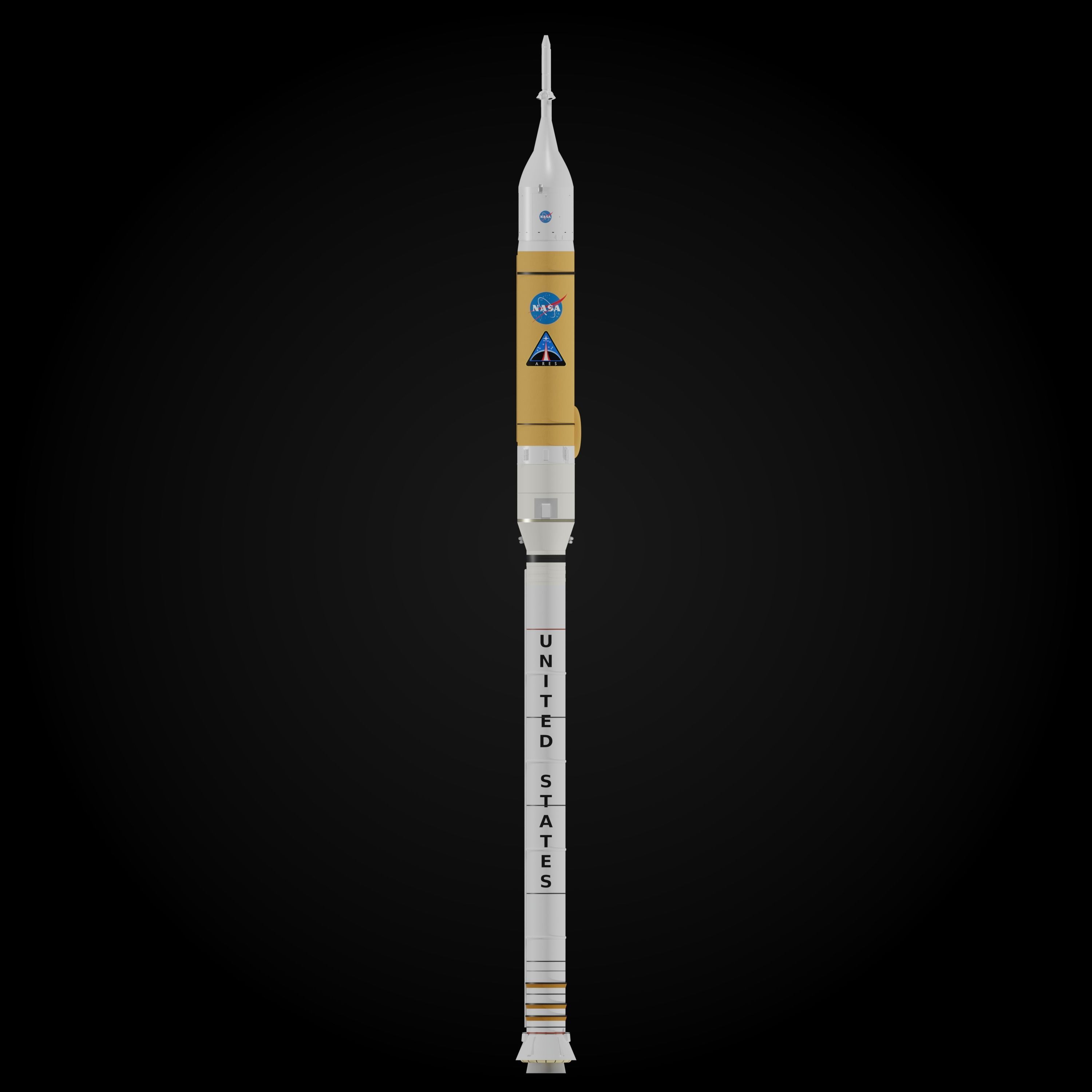 Ares I rocket 3D model_2