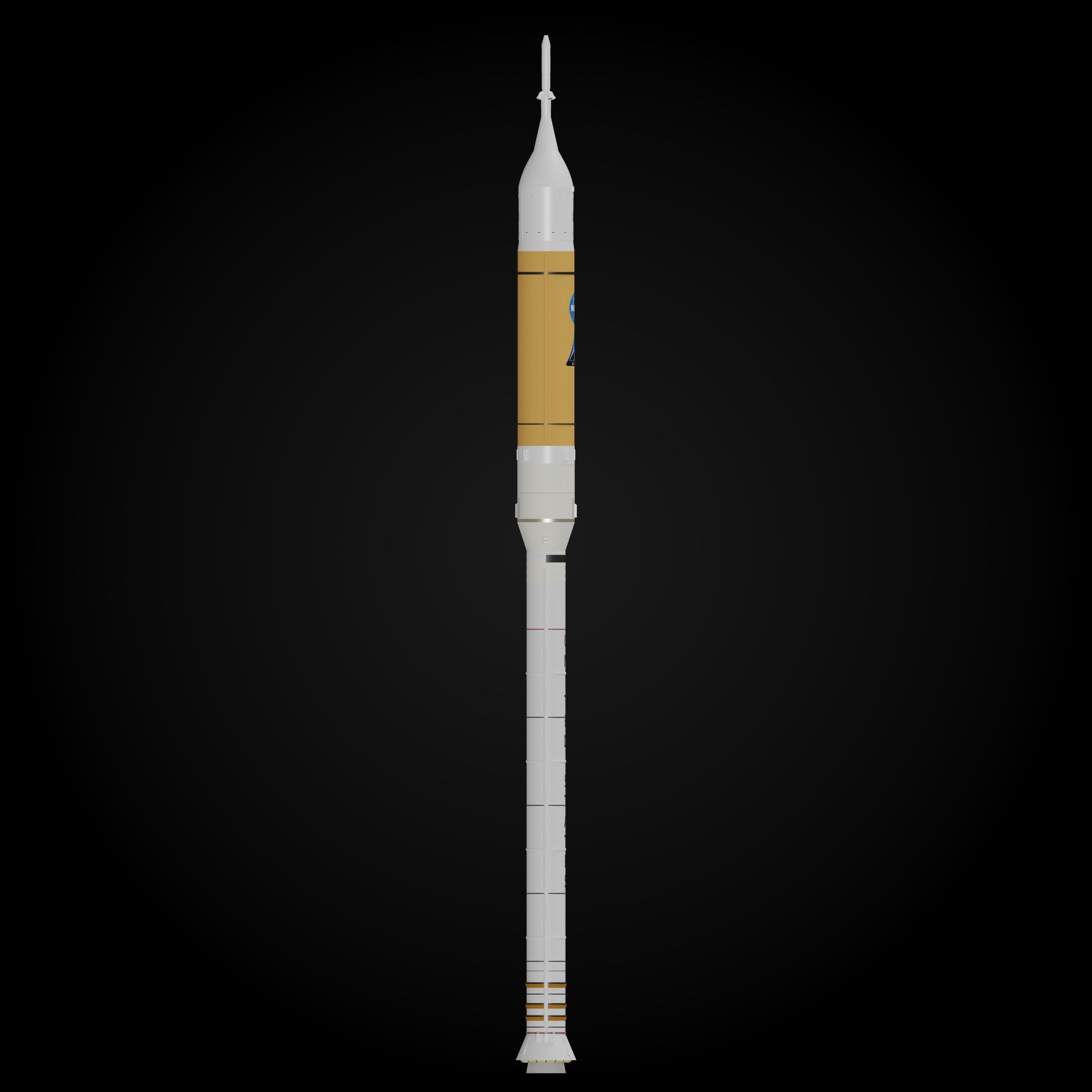 Ares I rocket 3D model_3