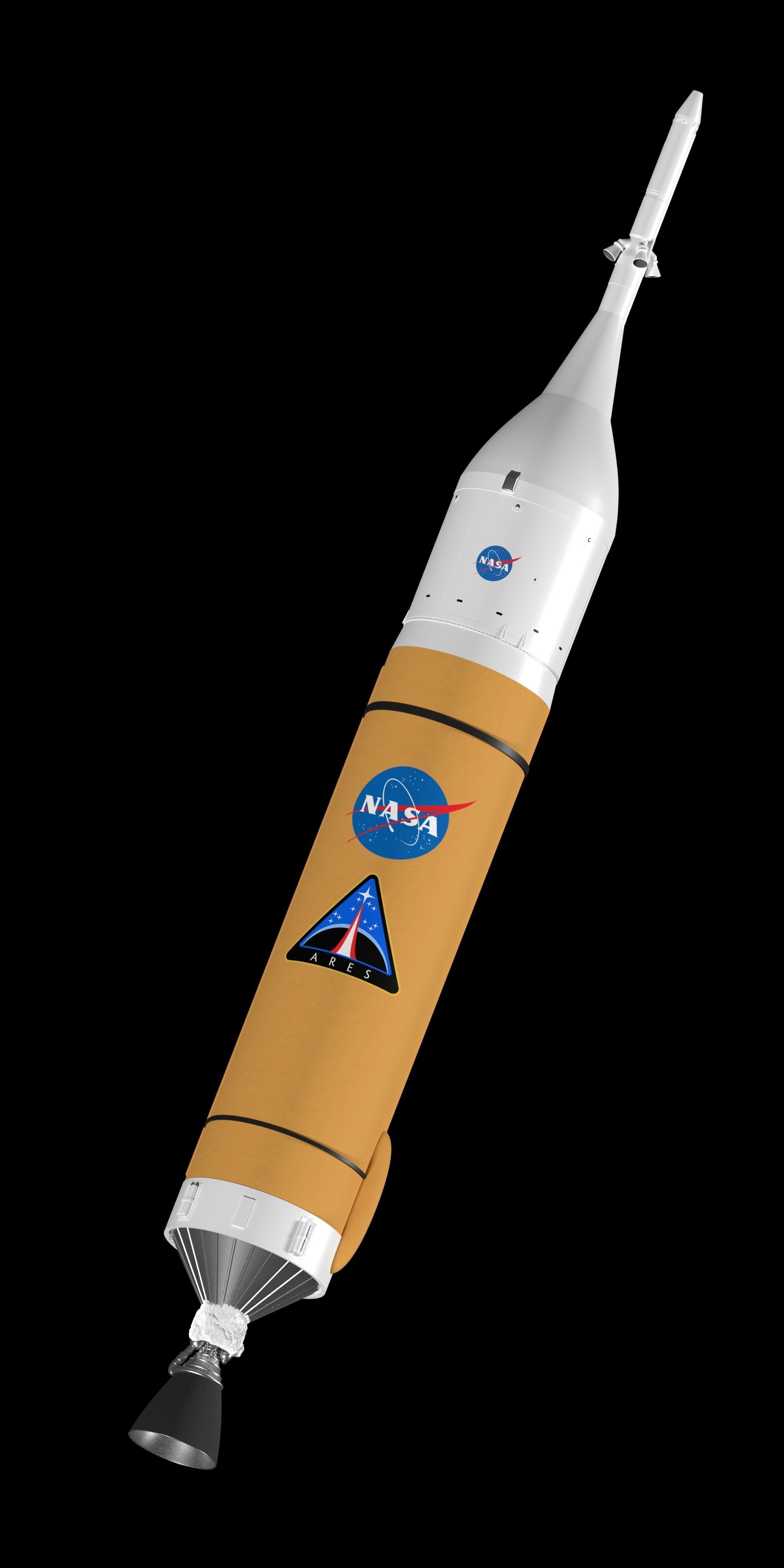 Ares I rocket 3D model_5