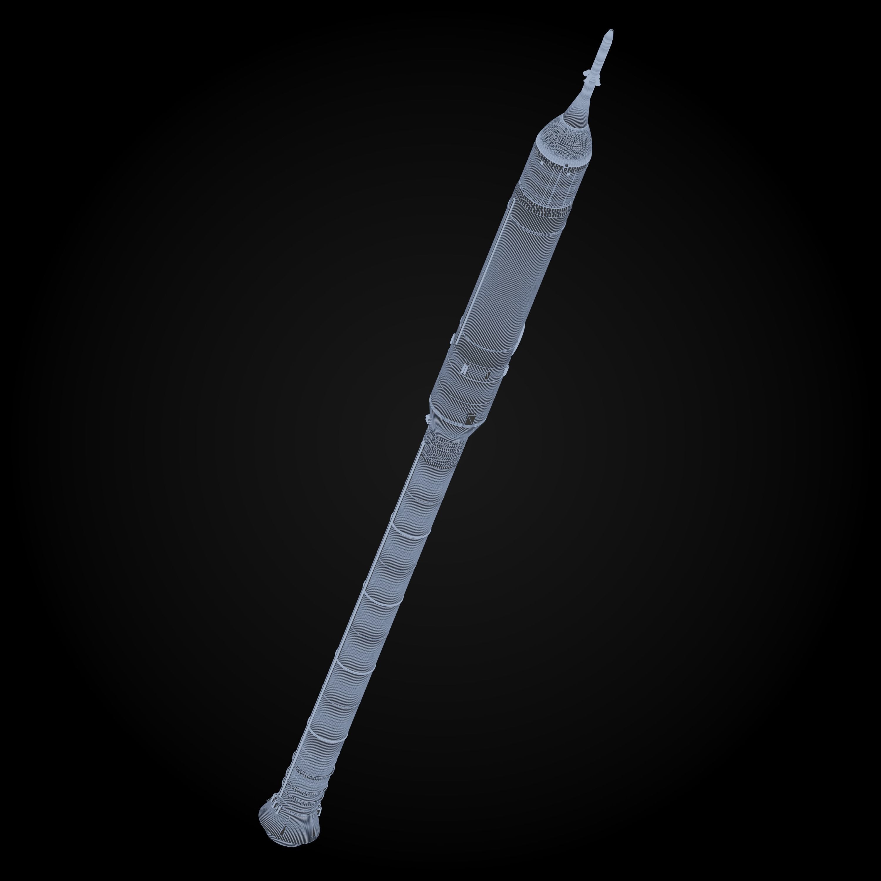 Ares I rocket 3D model_10