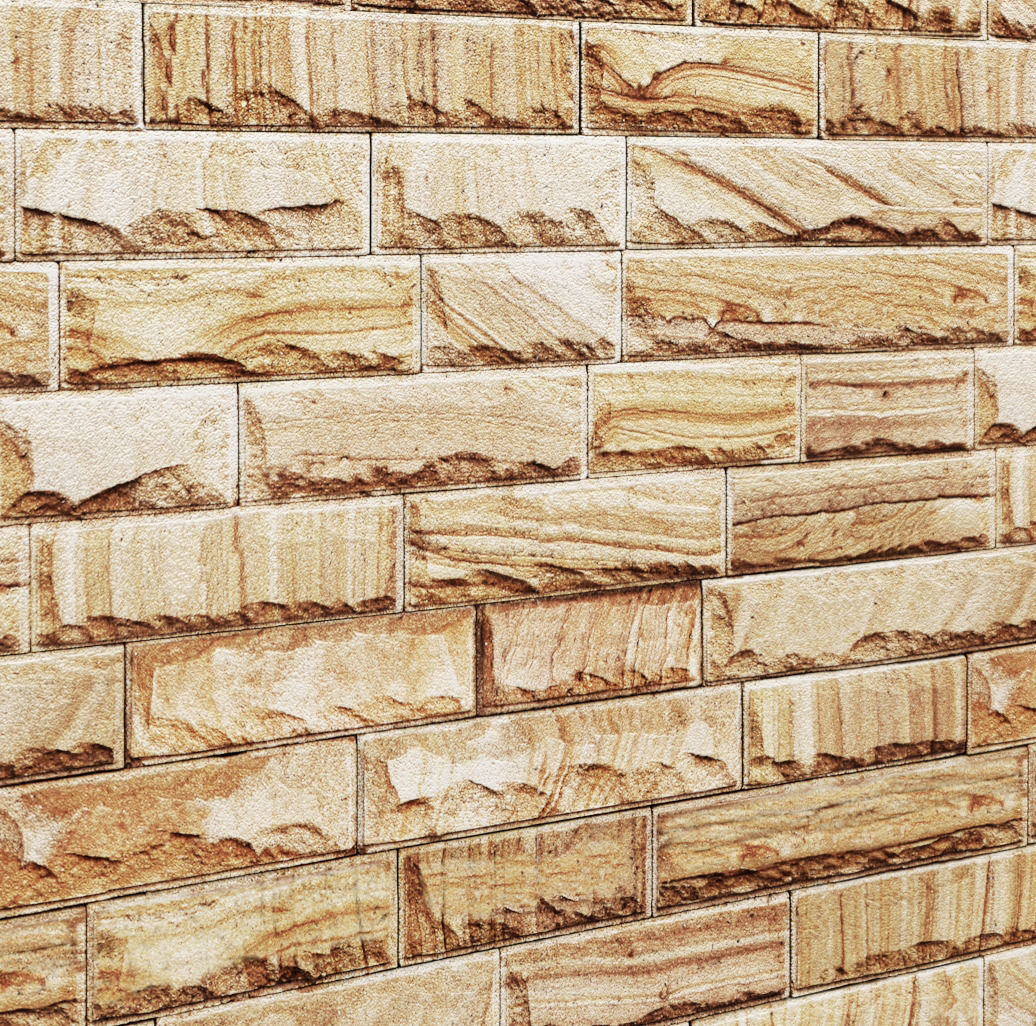 Stone Wall 3D model_2