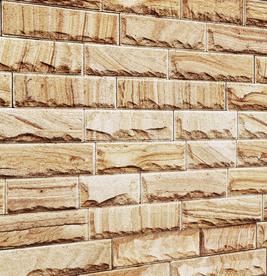 Stone Wall 3D model_4