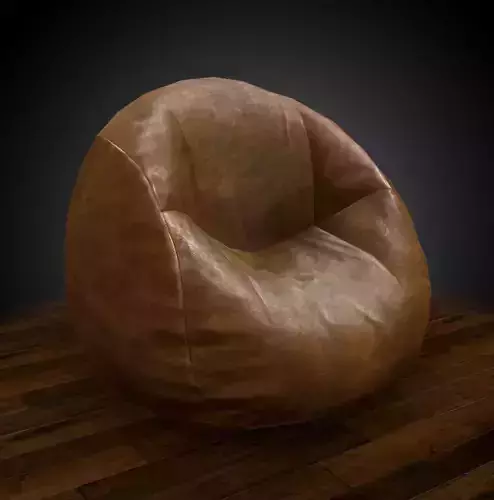 Bean Bag Low-poly 3D model