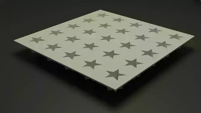 molds square with stars