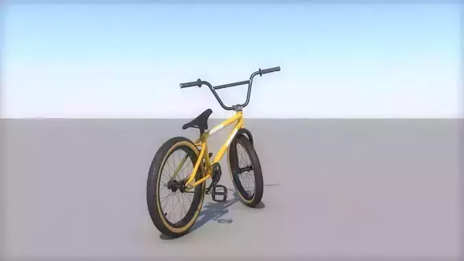 Bike Cycle Low-poly 3D model