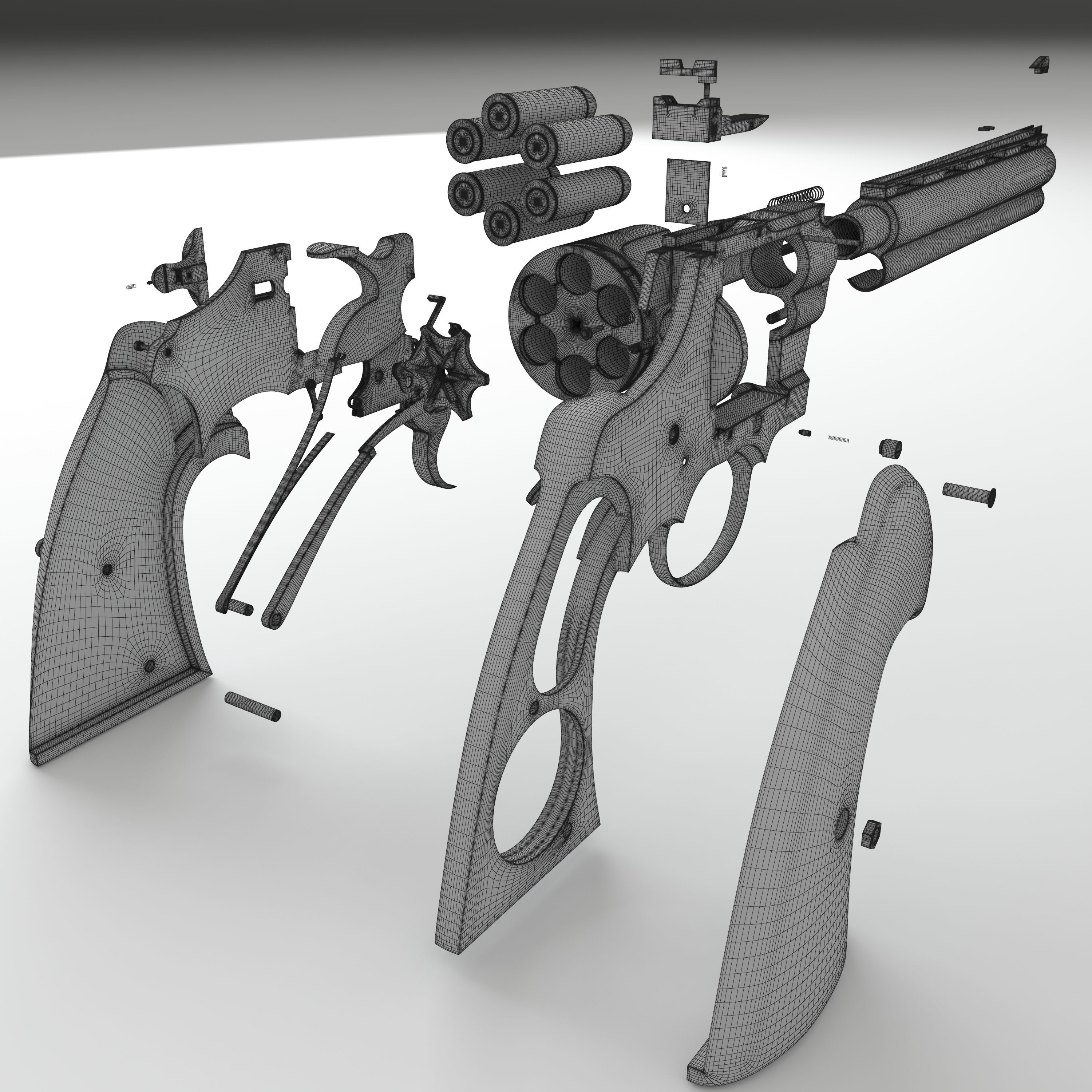 Revolver 3D model_19