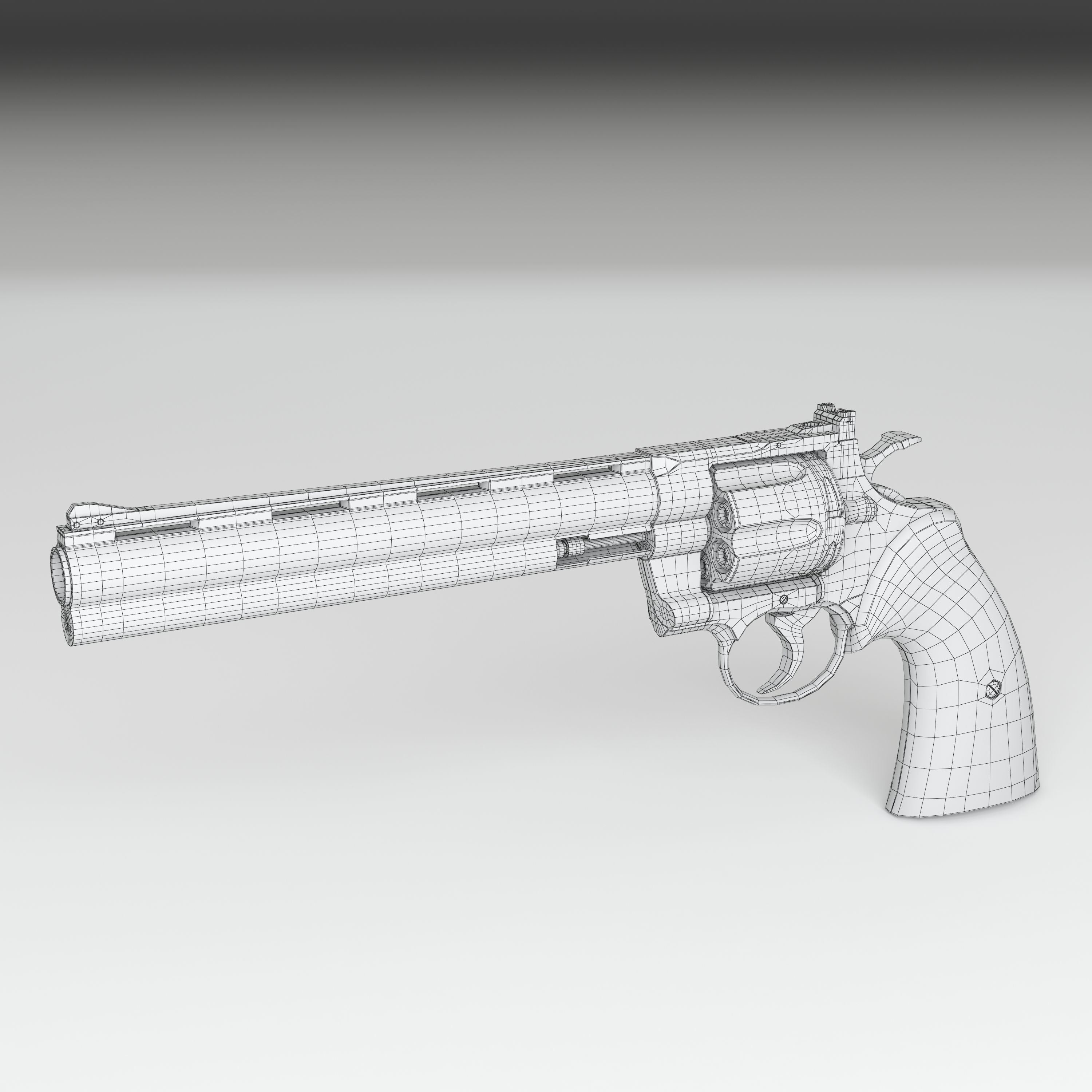 Revolver 3D model_5