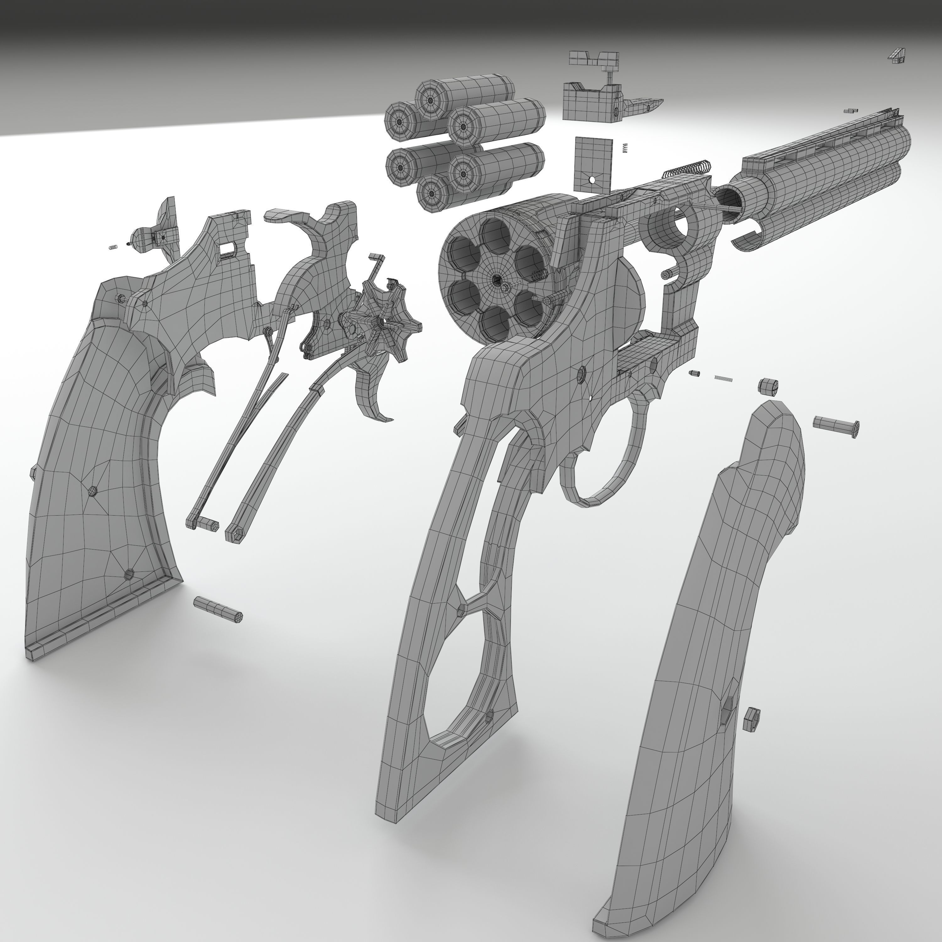 Revolver 3D model_20