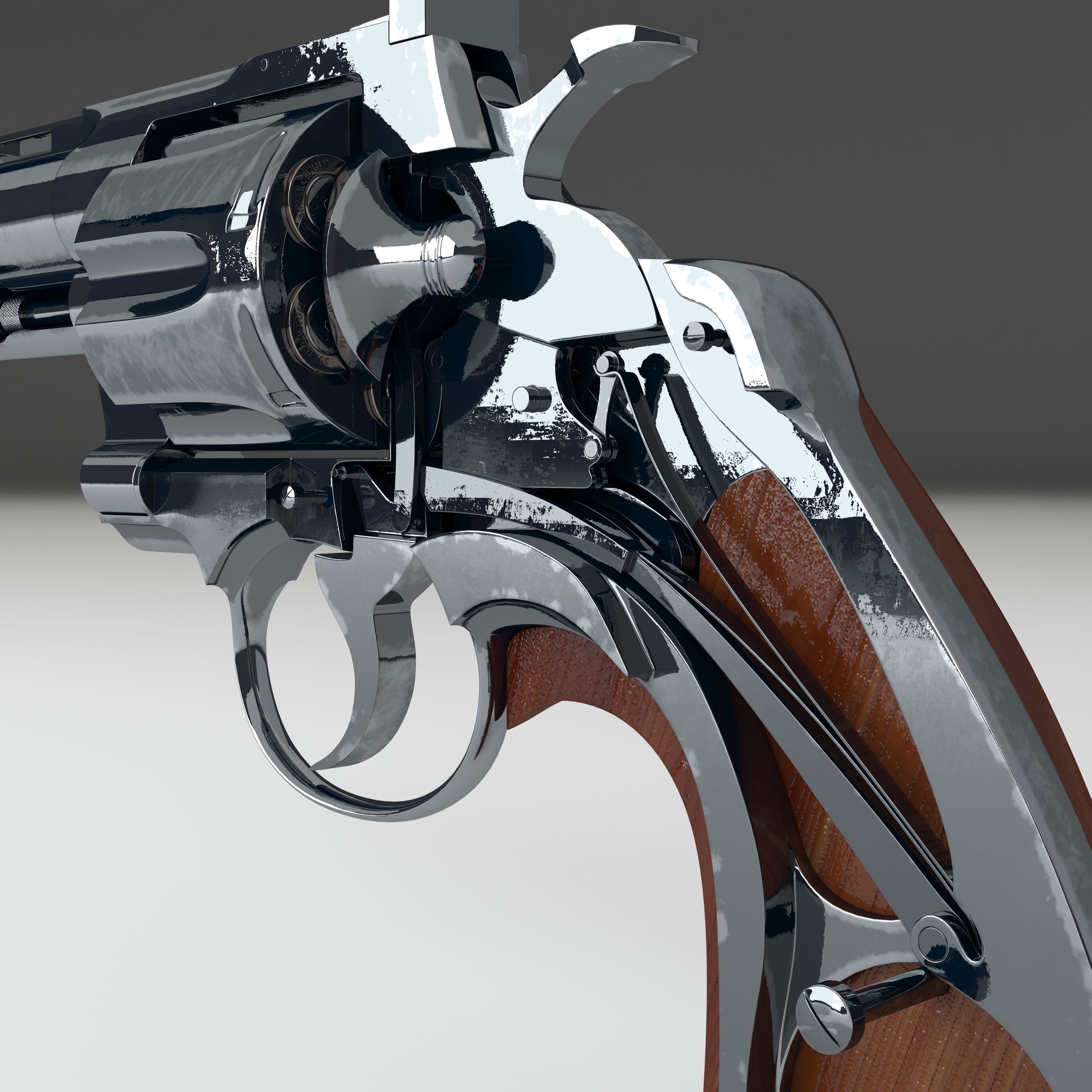 Revolver 3D model_21