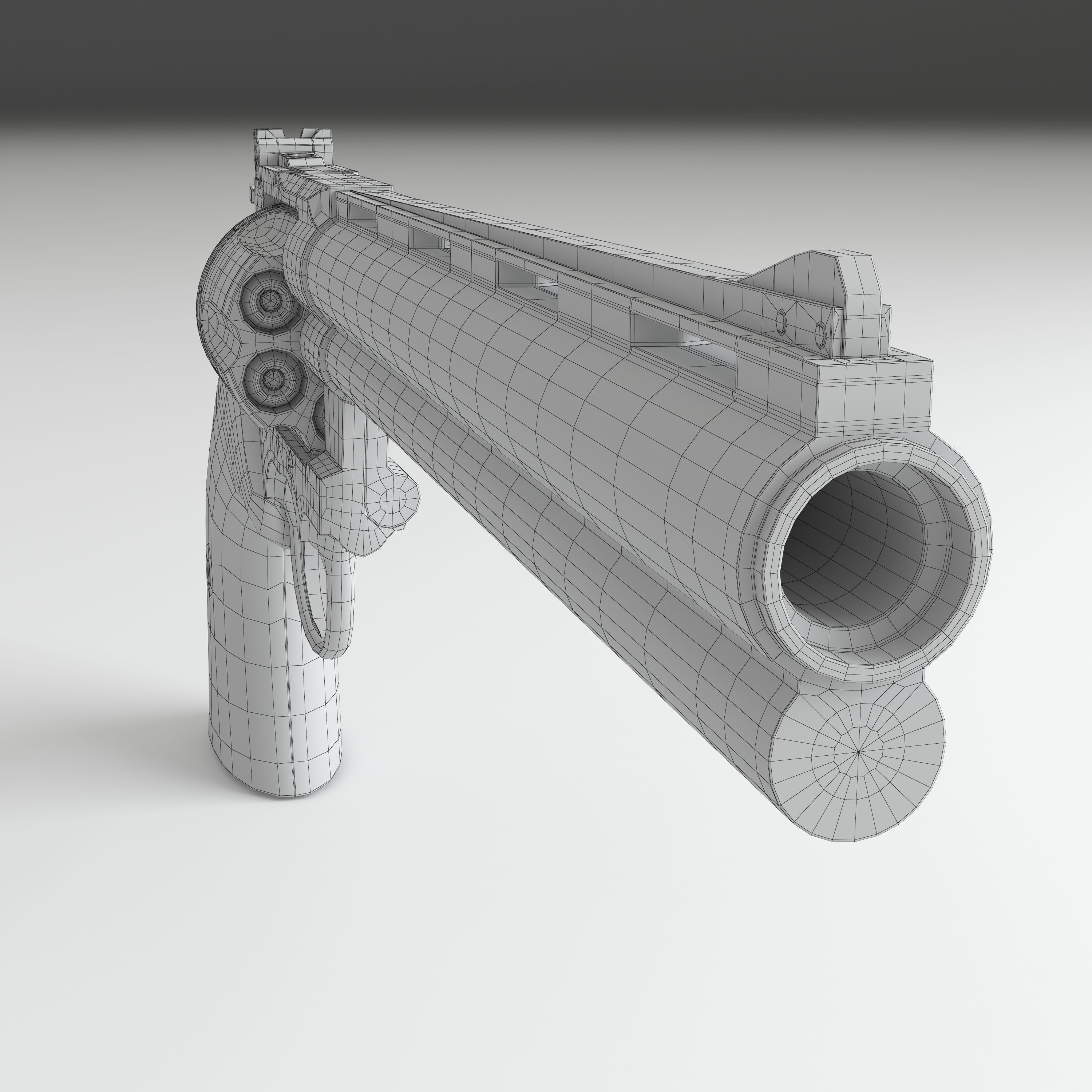 Revolver 3D model_8