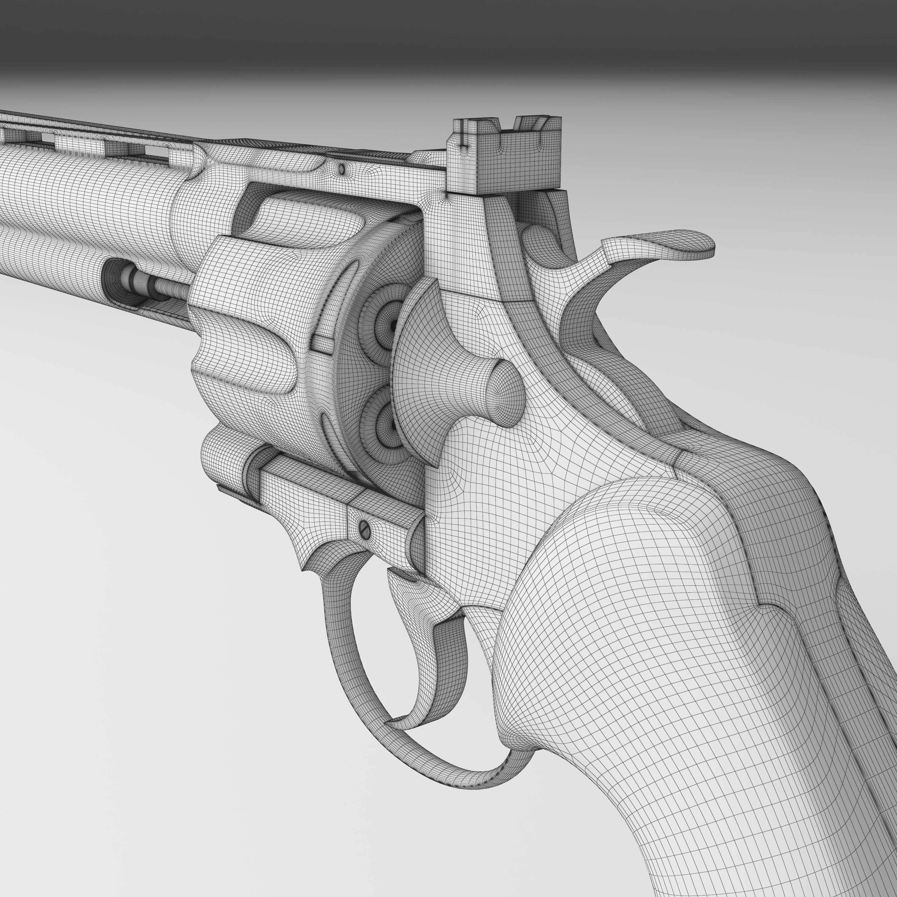 Revolver 3D model_13
