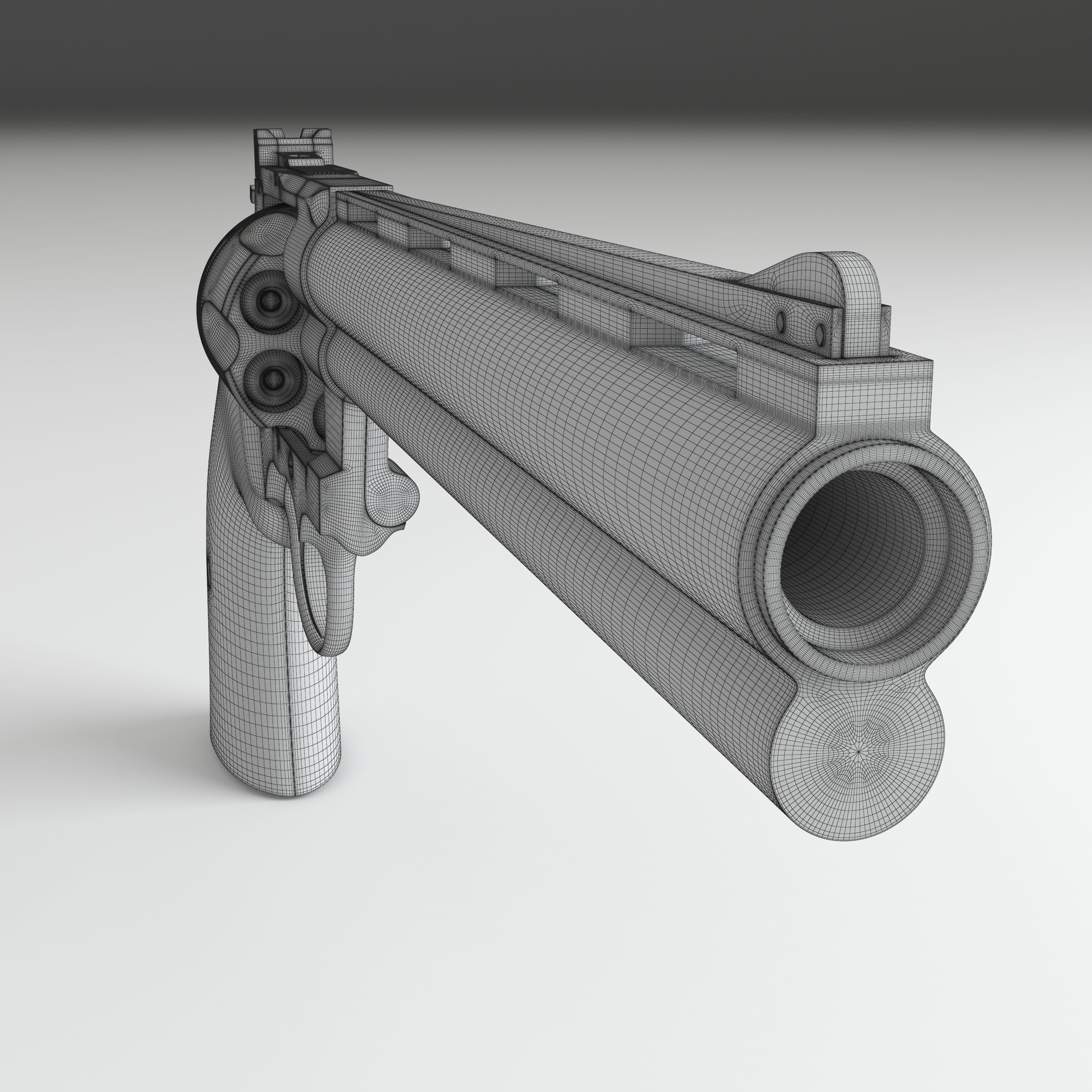 Revolver 3D model_7