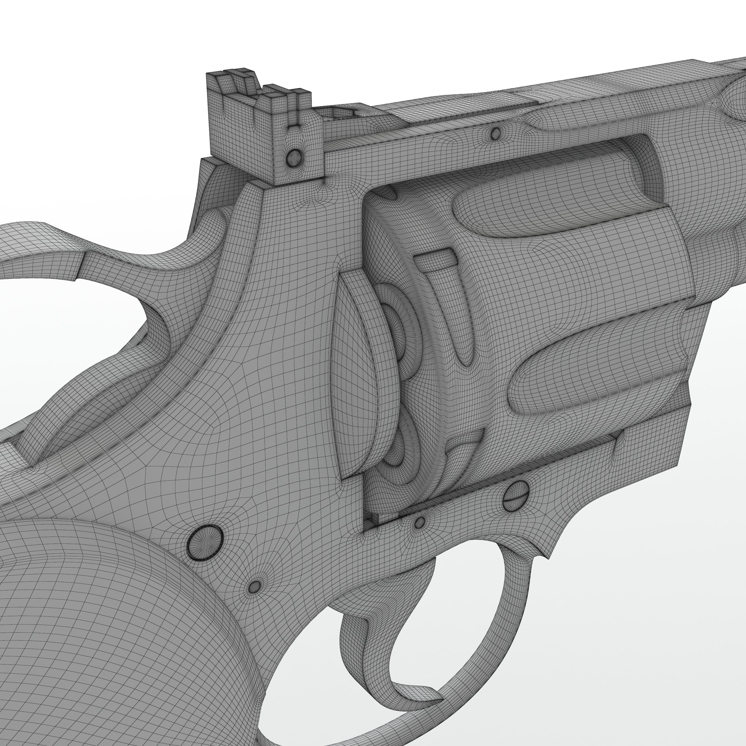Revolver 3D model_10