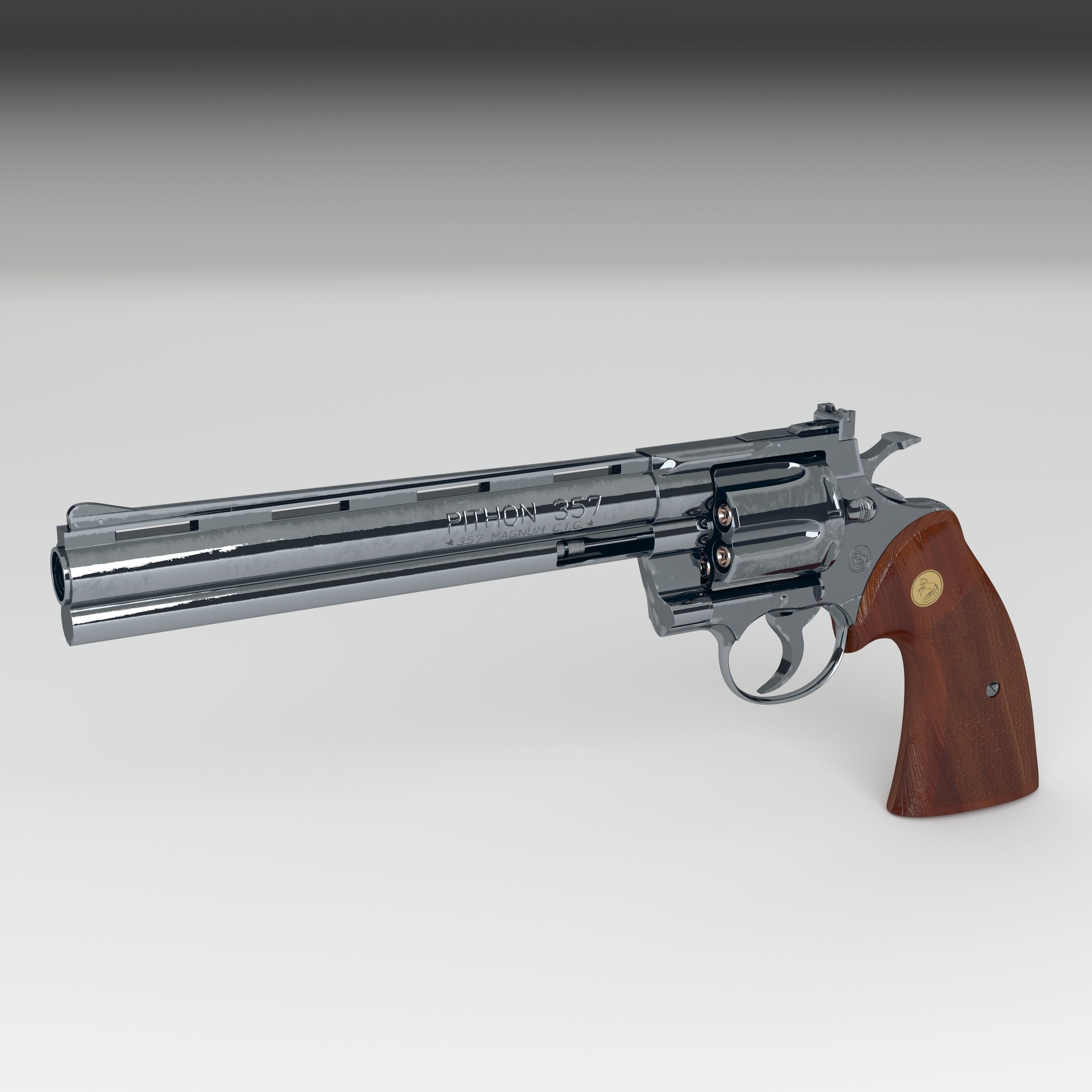 Revolver 3D model_3