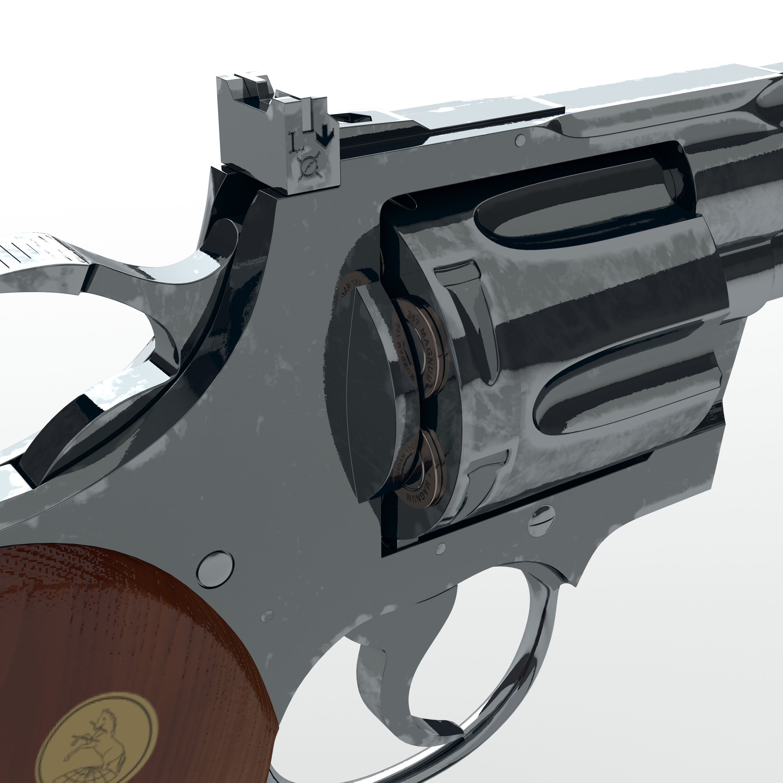 Revolver 3D model_9