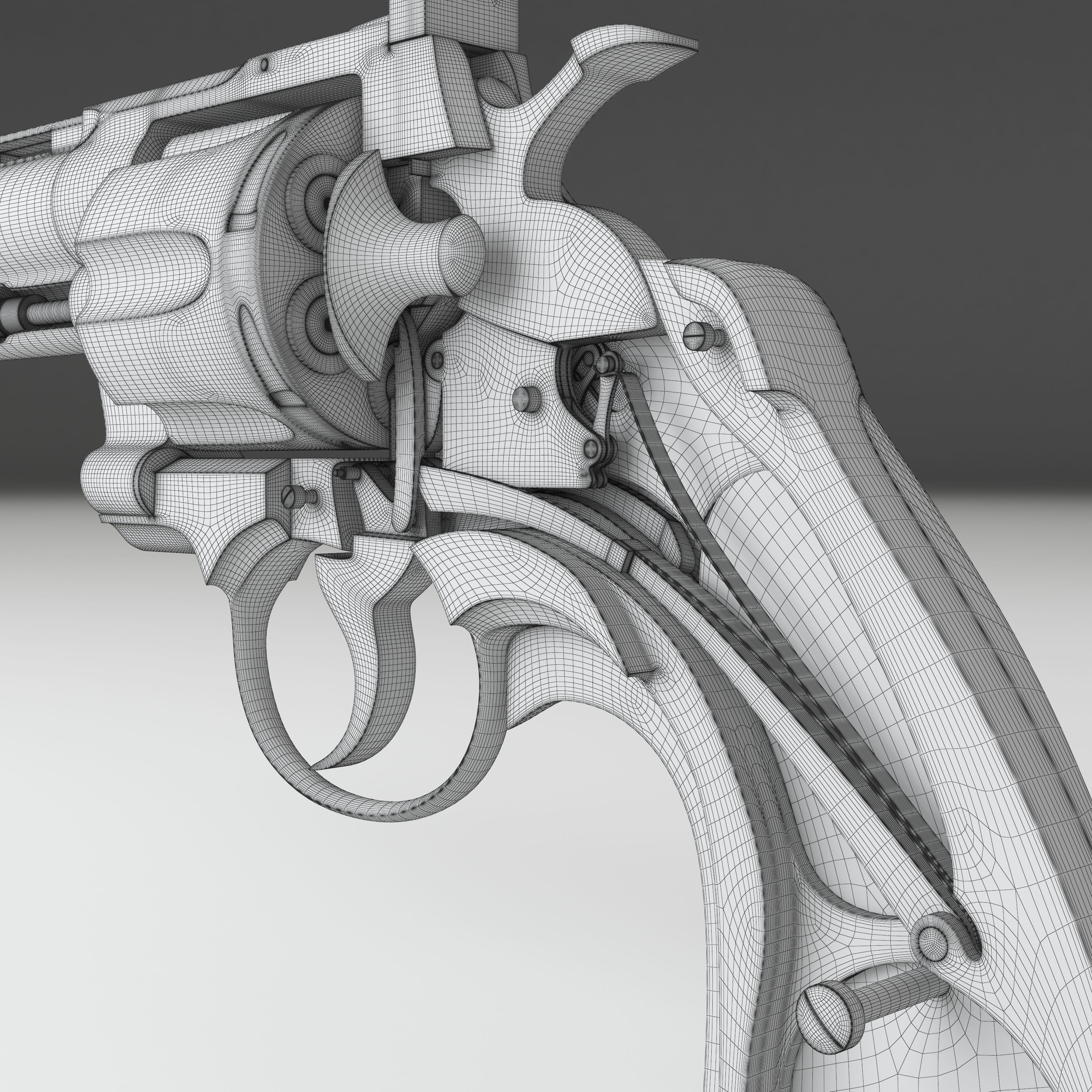Revolver 3D model_22