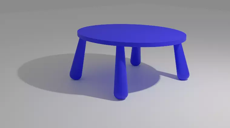 Table children 3D model_0