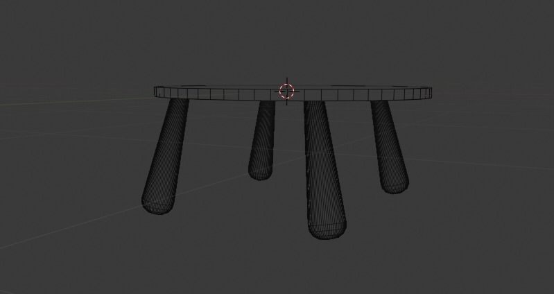 Table children 3D model_3