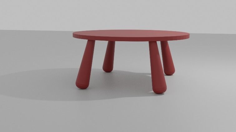 Table children 3D model_1