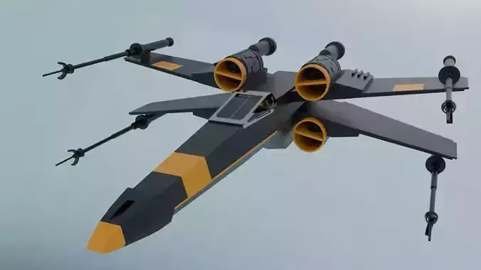 X-Wing Star Fighter Free 3D model
