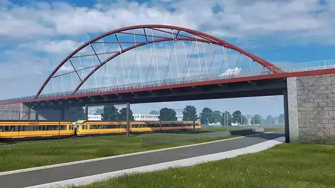 Arch Bridge 3D model
