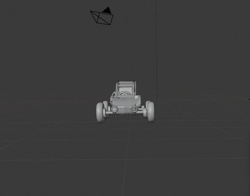Buggy Car Low-poly 3D model_1