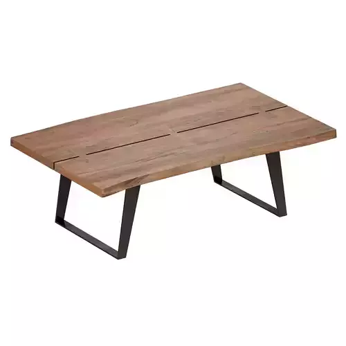 Yukon Natural Coffee Table Crate and Barrel 3D model