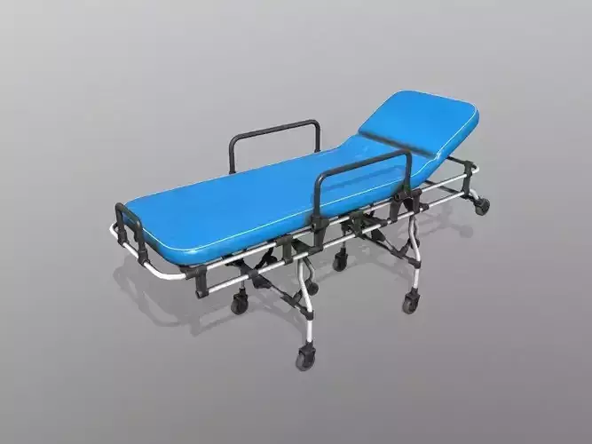 Hospital Bed 3D model