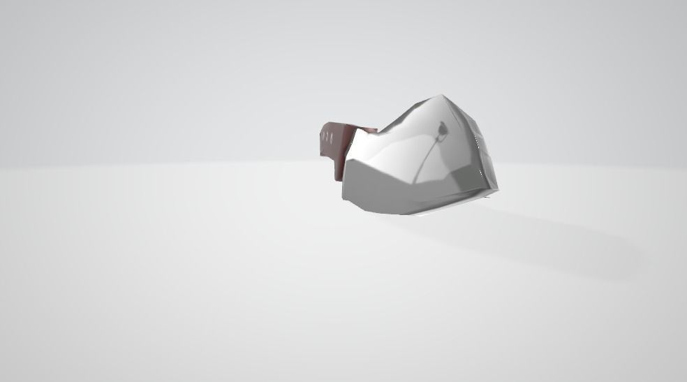 Chief Knife ColoR Low-poly 3D model_1
