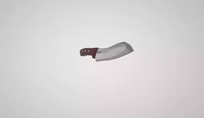 Chief Knife ColoR Low-poly 3D model