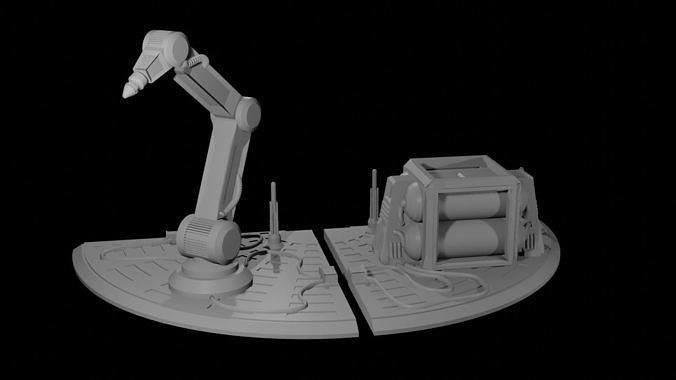 Refuelling Station for Big Platform 3D print model